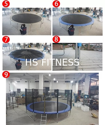 야외 10ft 12ft 14ft 번지 도약대 박 도약대는 야외인 도약대를 속입니다